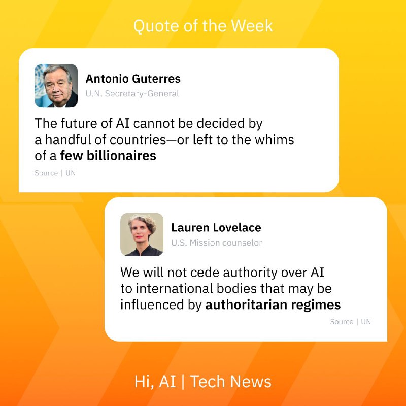 U.S. Opposes Global Regulation of Artificial Intelligence