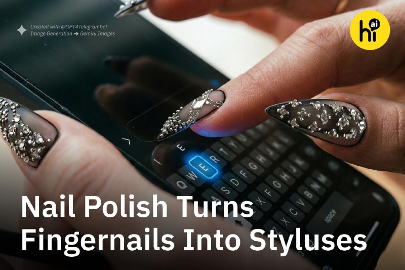 Innovative Nail Polish Allows Touchscreen Use with Long Nails