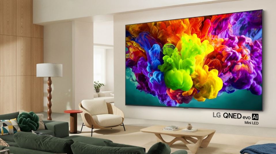 LG Unveils Massive 100 and 115-Inch QNED evo Mini LED TVs for 2026