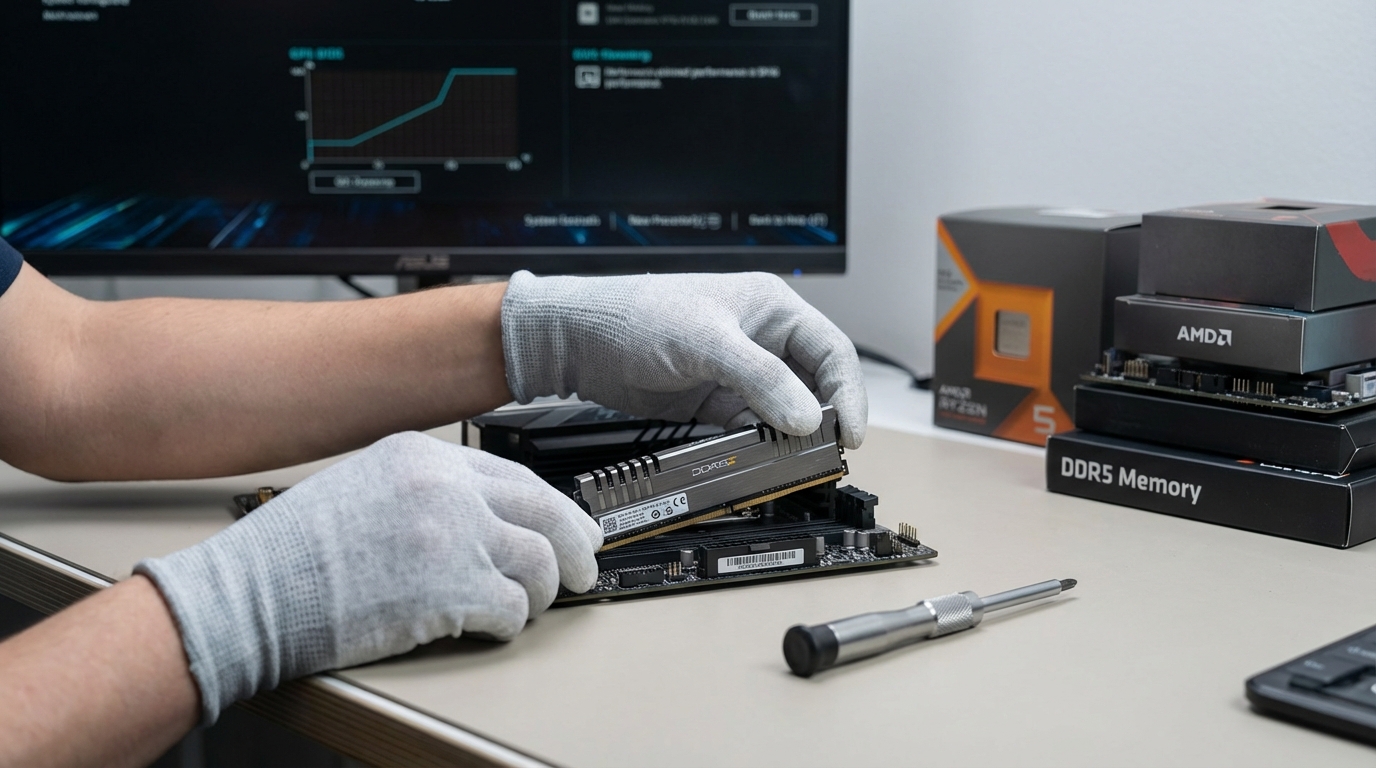 AMD announces EXPO v1.2 to improve memory performance.