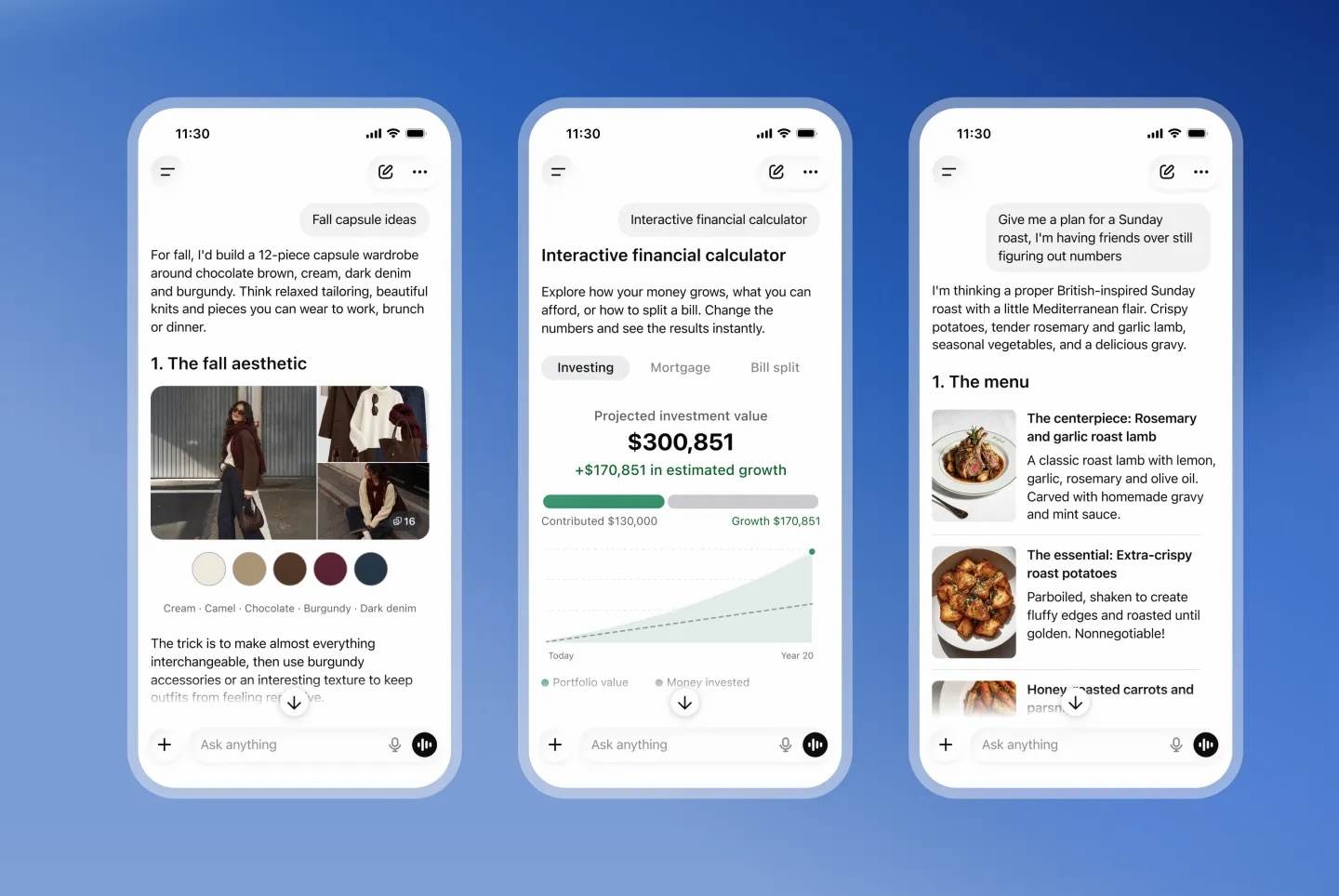 ChatGPT Introduces Interactive Features with Intelligent UI