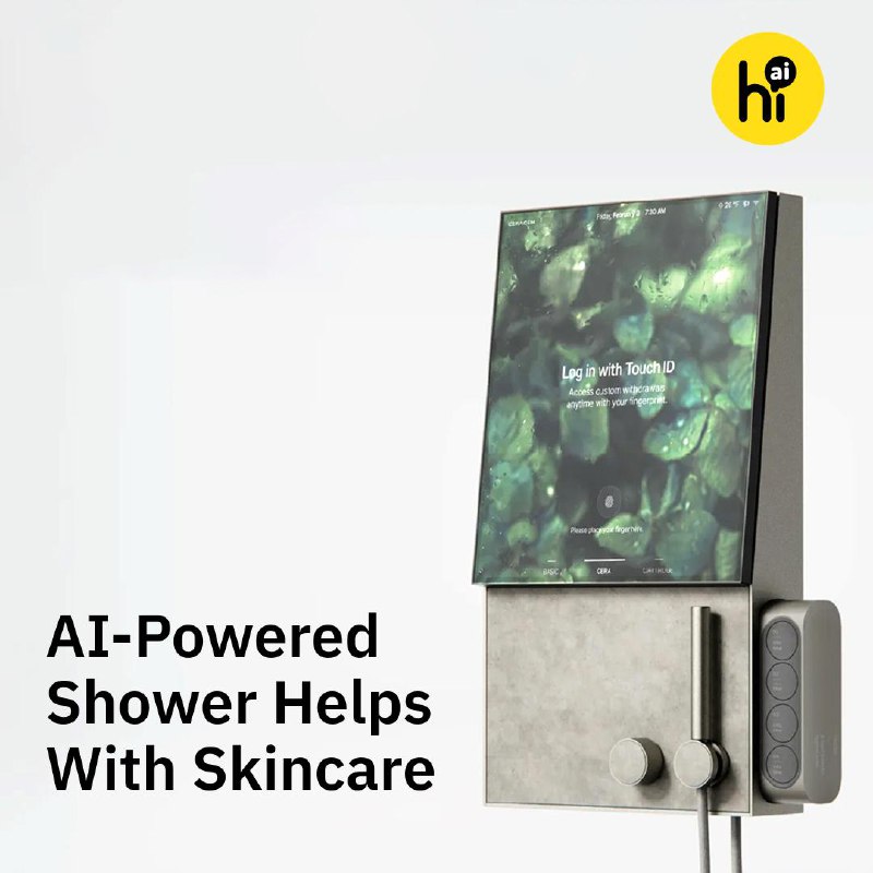 Innovative AI Shower Analyzes Skin and Enriches Water with Nutrients