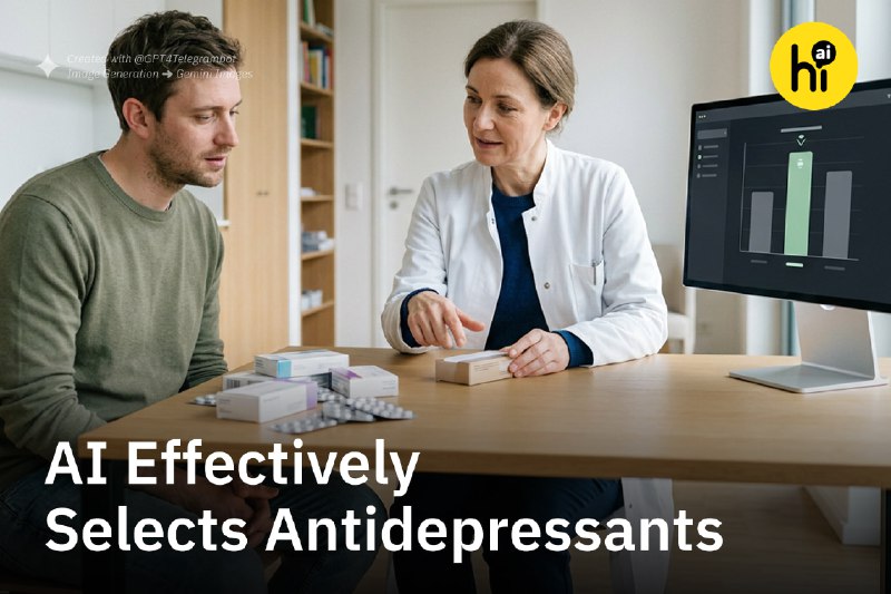 AI-Guided System Improves Antidepressant Adherence and Effectiveness