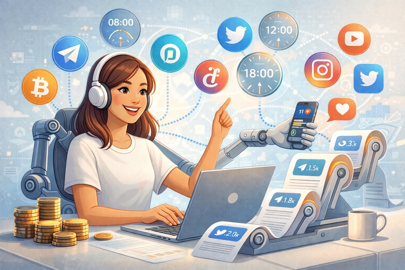 Autonomous AI Social Media Manager Shows Promising Results in Experiment