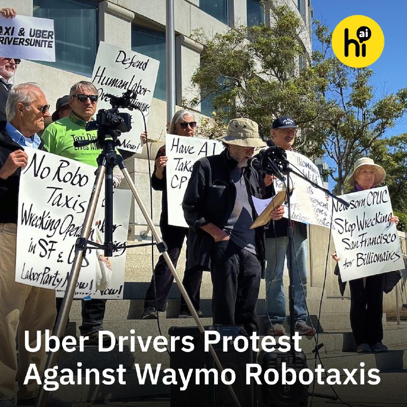 San Francisco Drivers Rally Against Waymo's Autonomous Taxis