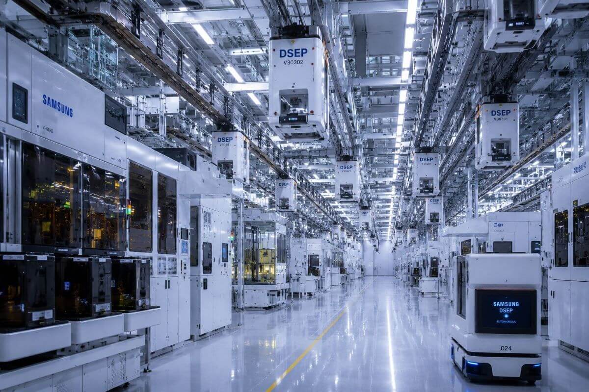 Samsung Aims for Fully Automated Factories by 2030