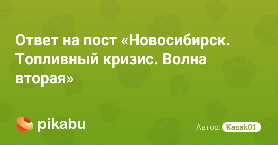 Response to Novosibirsk Fuel Crisis Post Sparks Discussion