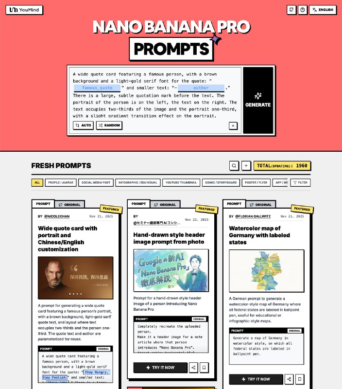 Expanding Prompt Collection for Nano Banana Pro