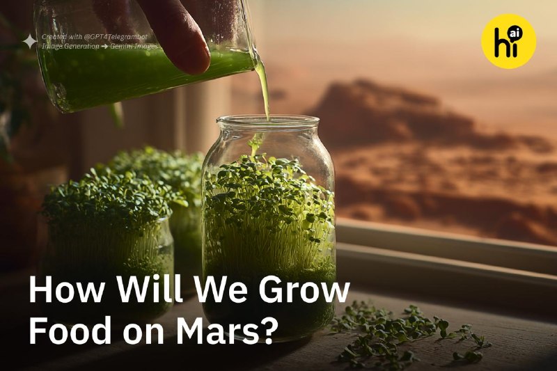 Bacteria May Enable Sustainable Food Production on Mars